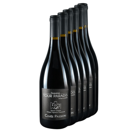 Carton de 6 bouteilles Cuvée Passion – vin rouge Côtes du Rhône